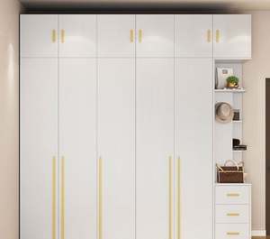 Meubles de chambre à coucher modernes durables combinaison en bois armoire garde-robe organisateur pour vêtements élégant placard - Product Image 6