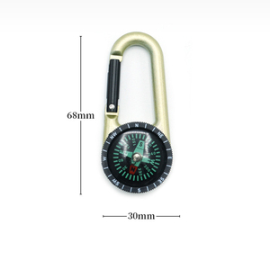 <span class=keywords><strong>Bussola</strong></span> Tattica Multifunzionale per Sopravvivenza all'Aperto, <span class=keywords><strong>Bussola</strong></span> con Ago del Nord in Lega, Portachiavi a Catena per Alpinismo - Product Image 2