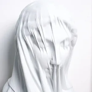 Figuras Griegas Personalizadas, Estatua Misteriosa de Dama Joven con Velo, Esculturas Minimalistas para Decoración del Hogar, Decoración para Estanterías de Estudio - Product Image 4