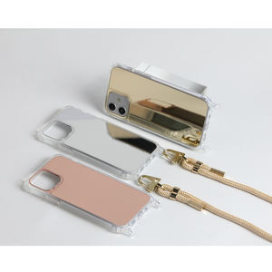 <span class=keywords><strong>Coque</strong></span> miroir pour <span class=keywords><strong>apple</strong></span>, étui de téléphone à bandoulière transparent en TPU + acrylique, mains libres, style personnalisé <span class=keywords><strong>avec</strong></span> crochets instantanée, <span class=keywords><strong>cordon</strong></span> de couleur dorée pour <span class=keywords><strong>IPhone</strong></span> <span class=keywords><strong>13</strong></span> - Product Image 6
