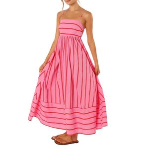 Vestido Lencero Sexy sin Mangas con Espalda Descubierta y Rayas para Mujer, de Alta Calidad, al por Mayor - Product Image 3