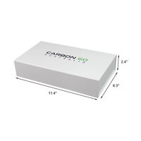 Scatola in Cartone Rigido Personalizzata a Forma di Libro con Chiusura Magnetica per 5 Fiale da 3ml, Confezione per Fiale di Peptidi