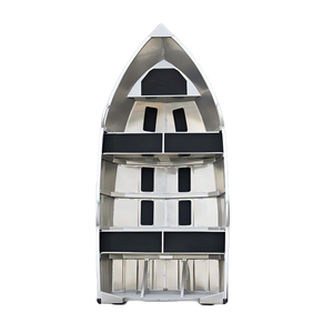 Bateau <span class=keywords><strong>de</strong></span> pêche en aluminium entièrement soudé pour la pêche sportive en lac, rivière et <span class=keywords><strong>mer</strong></span>, bateau <span class=keywords><strong>Jon</strong></span> et bateau hors-bord personnalisé en usine, soudé à l'argon - Product Image 6