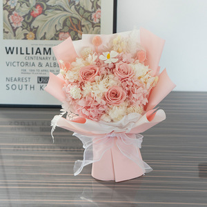 Yunnan flores secas peonía y <span class=keywords><strong>tallo</strong></span> rosas en soporte para boda flor preservada - Product Image 2
