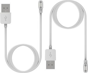 <span class=keywords><strong>Cable</strong></span> de carga USB de repuesto blanco personalizado OEM DAJIANG para reloj inteligente LED de reloj inteligente magnético portátil - Product Image 1