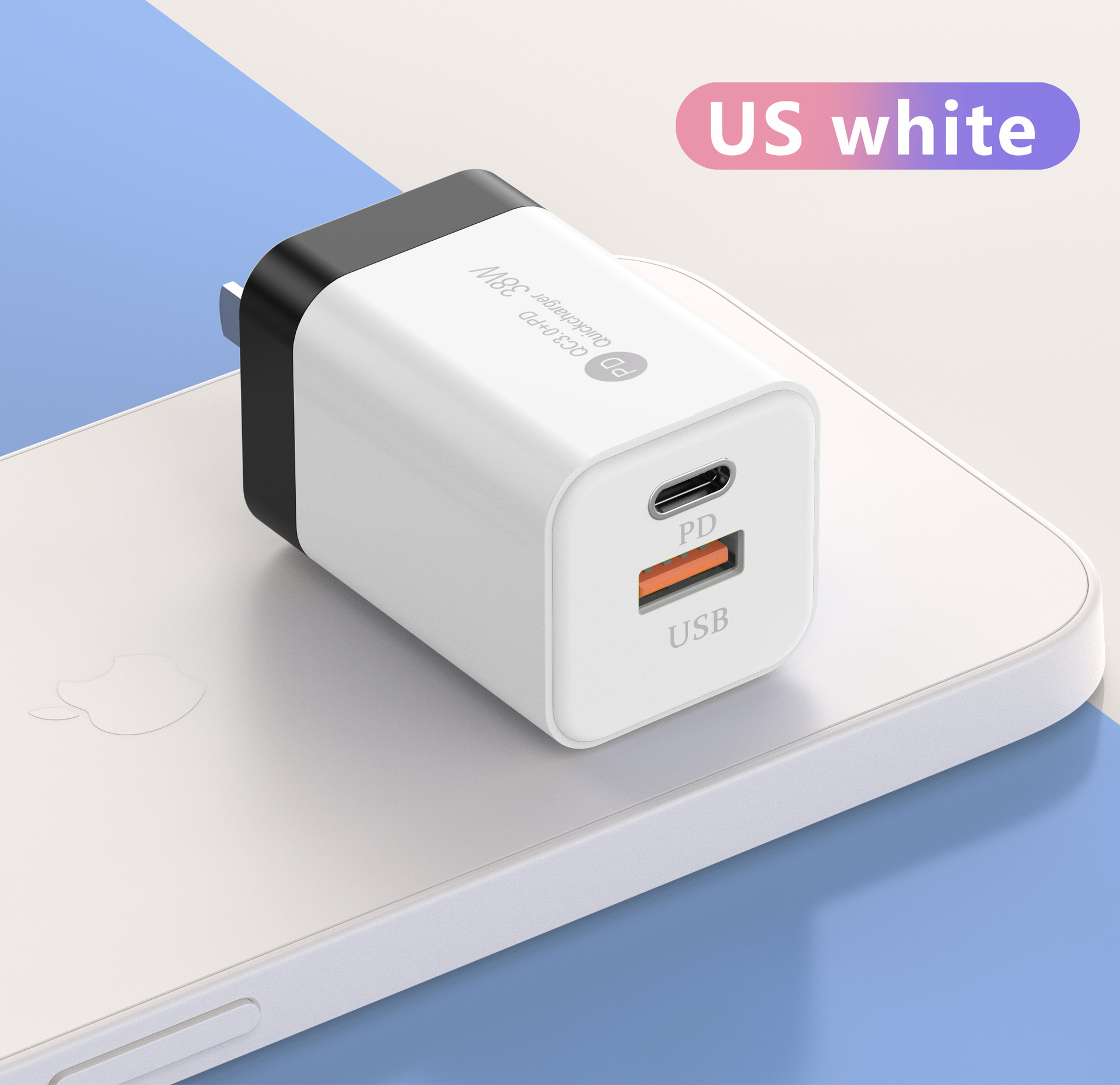 Enchufe estadounidense - Blanco