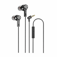 Écouteurs filaires intra-auriculaires stéréo Boway certifiés CE, avec micro et contrôle du volume, câble de 1,2 m, pour téléphone – Offre Spéciale