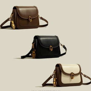 Bolso cuadrado pequeño para mujer, novedad de 2025, bolso cruzado de hombro minimalista Vintage - Product Image 1