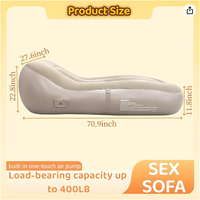 Canapé sexuel pour position G-spot, chaise de bondage gonflable automatique, jouets sexuels pour adultes pour femmes, plaisir sexuel féminin
