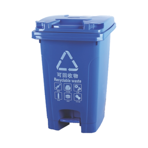 Mẫu 60L Màu Đỏ bán chạy nhất ngoài trời trung tâm mua sắm trường học bệnh viện chân đạp nhựa vệ sinh rác <span class=keywords><strong>bin</strong></span> - Product Image 4