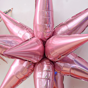 Металлические серебряные воздушные шары со звездами, украшения для вечеринок, 26, 40 дюймов, несколько цветов, воздушные шары со звездами, серебряные шары с шипами - Product Image 3