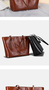 Fashion <b>Large</b> Women's <b>Shoulder</b> <b>Bags</b> High Quality Ladies Genuine Leather Handbags <b>Large</b> Purses and Tote <b>Bags</b> - Product Image 4
