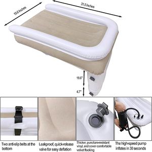 Wholesale Hot Selling Outdoor Convenient and Safe Baby Flocking <strong>Inflatable</strong> <strong>Airplane</strong> Toddler Travel <strong>Bed</strong> - Product Image 4