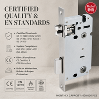Corps de serrure de porte intérieure universel 5085 silencieux en acier inoxydable