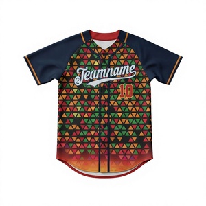 Camisetas Personalizadas con Logotipo Sublimado, Uniformes Deportivos para Béisbol y Sóftbol, Jersey de Béisbol de Manga Corta con Nombre del Equipo - Product Image 1