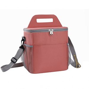 Custom Folding Collapsible Reusable Eco-friendly Thermal Picnic Lunch Insulated Cooler Bags with Strap for Ladies - Product Image 1