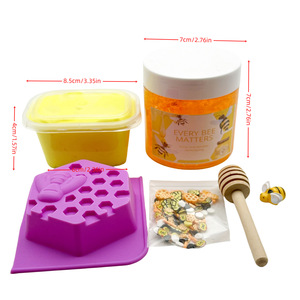 Kit de fabrication DIY pour enfants de 200 ml, jouet éducatif, pâte à modeler en cristal de beurre, pâte à modeler non toxique, kit de slime au miel d'abeille - Product Image 5