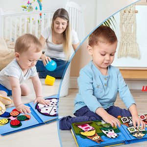 Juguete Educativo para Bebés, Hecho a Mano, de Fieltro Suave, para Niños y Niñas, Primeros Dibujos, Montessori - Product Image 1