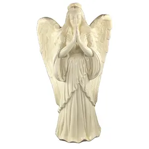 Polyresin White Angel Figure Decoration