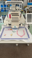 Tête unique 6 9 12 15 aiguilles petit chapeau plat t-shirt machine à broder informatisée pour PR670E Pr655 pr650e Pr620 Pr600 PR1050X