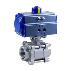 Válvula de Bola Neumática A105 DN 25 de Alto Rendimiento, de Paso Completo, con Brida PN16 para Uso Industrial en HVAC, Personalizable OEM para Gas - Product Image 2