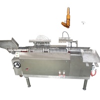Machine de remplissage et de scellage automatique électrique pour ampoules injectables en verre de 2 ml, pour produits chimiques médicaux liquides, avec quatre buses et moteur en acier inoxydable