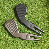 Outil de réparation de divots de golf en alliage de zinc en stock – Fourche de réparation créative pour green de golf, accessoires de golf