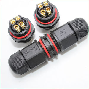 Conectores Impermeables M12 M15 M16 M19 M20 con Luces LED y Conexión Rápida para Cables de 2, 3 y 4 Pines Serie M/L/Y/T - Product Image 1