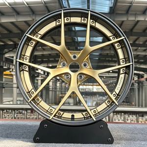 Cerchi Forgiati Personalizzati in 2 Pezzi 18 19 20 21 22 23 Pollici Multirazza 5x112 5x120 5x130 per AUDI Tesla <span class=keywords><strong>BMW</strong></span> Auto di Lusso - Product Image 1