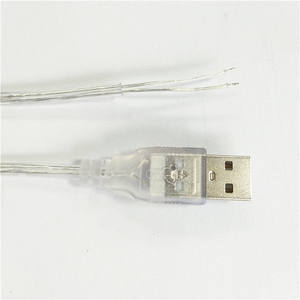 Cable de alimentación USB de color transparente para tiras de neón LED - Product Image 3