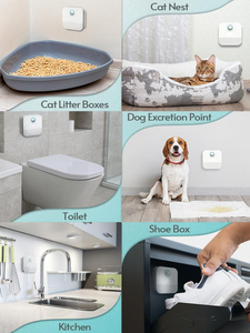Purificateur intelligent d'odeur de chat avec 5200mAh en plastique purificateur d'air de toilette pour animaux de compagnie déodorant litière pour chats et chiens - Product Image 2