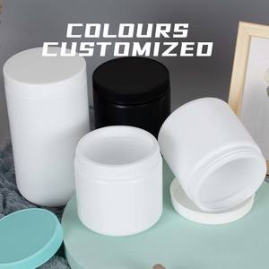 Couvercle plastique HDPE à bouche large de 600ml, doseur imperméable, pot hermétique - Product Image 4