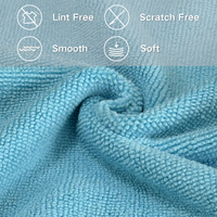 Serviette en microfibre personnalisée OEM/ODM en gros pour la maison, sans traces, pour cuisine, voiture et appareils électroniques