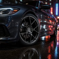 Jantes forgées personnalisées en métal gris, à rayons fendus, de 17 à 24 pouces, 5x112, 5x114.3, 5x120, pour Volkswagen Golf R, Audi S3, BMW M2, Subaru WRX