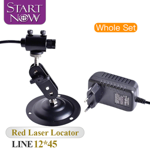 Set 12*45 635nm 10mw localizzatore <span class=keywords><strong>Laser</strong></span> linea rossa per macchina da ricamo posizionatore tessuto CNC linea di taglio <span class=keywords><strong>Laser</strong></span> modulo puntatore parti - Product Image 1