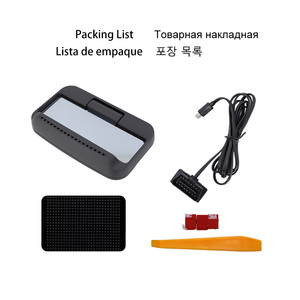 Oversea — VJOYCAR OBD2 afficheur numérique réfléchissant pour voiture, haute qualité, MX10 HD, miroir automatique sur la vitesse, alarme - Product Image 6