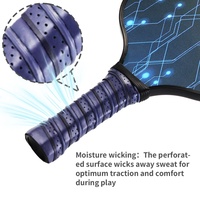Raquette de pickleball en fibre de verre MST Manufacturer, expérience de jeu équilibrée, noyau en nid d'abeille PP, personnalisable OEM, raquette d'entraînement professionnelle