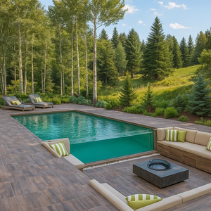 backyard hotel fiberglass luxury custom big swimming pool infinity acrylic above ground swim spa outdoor pools - Product Image 3