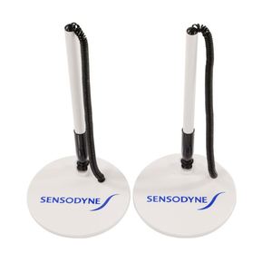 Stylo publicitaire personnalisé avec logo, design antivol pour banque, hôtel, réception, avec la couleur de votre marque - Product Image 2