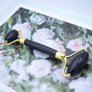 <span class=keywords><strong>Rodillo</strong></span> de jade <span class=keywords><strong>Rosa</strong></span> natural <span class=keywords><strong>auténtico</strong></span> para el cuidado de la piel Masajeador de piel facial personalizable Juego de Certificado de logotipo negro Blanco claro Privado - Product Image 4