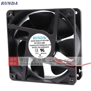 Ventilador de Refrigeración Runda de 120 mm, 24 V, 0.36 A, Ventilador Axial de Conducto RS1238S24HH para Uso Industrial - Product Image 1