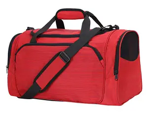 Bolsa de lona de viaje grande resistente personalizada para gimnasio, bolsa de lona impermeable para deportes
