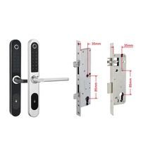 Serrure de porte intelligente numérique étanche et anti-poussière adaptée à plusieurs scénarios avec serrure TT
