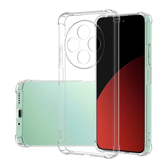 Wholesale Transparent High Clear Shockproof Cover Back Phone Case for Redmi 14C A4 14R 5G Note 14 Pro Plus Note 13 A3 13C 13R