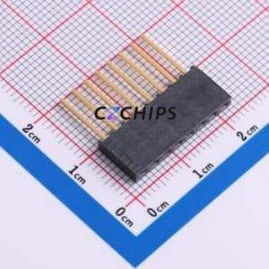 SSQ-108-03-G-S Pin Socket Through hole Component (THT),P=2.54mm Connector 2.54mm Through Hole Single Row 8P - Product Image 1