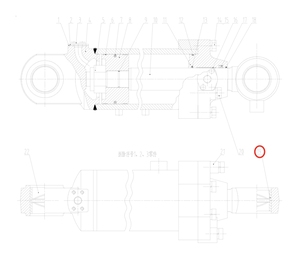 Bague de coulisse compatible LGMC de haute qualité pour machine de construction 55A0089, pièce de rechange d'origine Liugong 55A0089 - Product Image 6