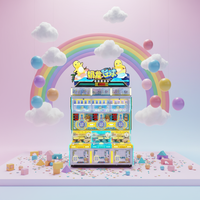 Machine d'arcade à balles volantes Nailong - Jeu de rédemption de capsules à 3 joueurs avec boîte surprise