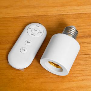 La <span class=keywords><strong>staffa</strong></span> del supporto della lampada del telecomando di Aulipur E27, può aggiornare il normale supporto della lampada per ottenere il commutatore e la temporizzazione del telecomando - Product Image 1