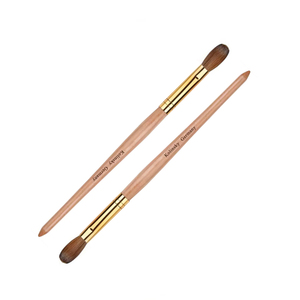 Pinceau à ongles en acrylique 100% Kolinsky avec manche en bois personnalisé pour salon de manucure professionnel - Product Image 2