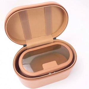Free Sample Big storage space women <b>transparent</b> cosmetic <b>bag</b> set polyester <b>makeup</b> <b>bag</b> with top handle - Product Image 6